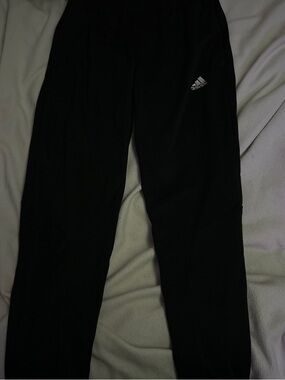 adidas Black Men's Performance Joggers with Logo